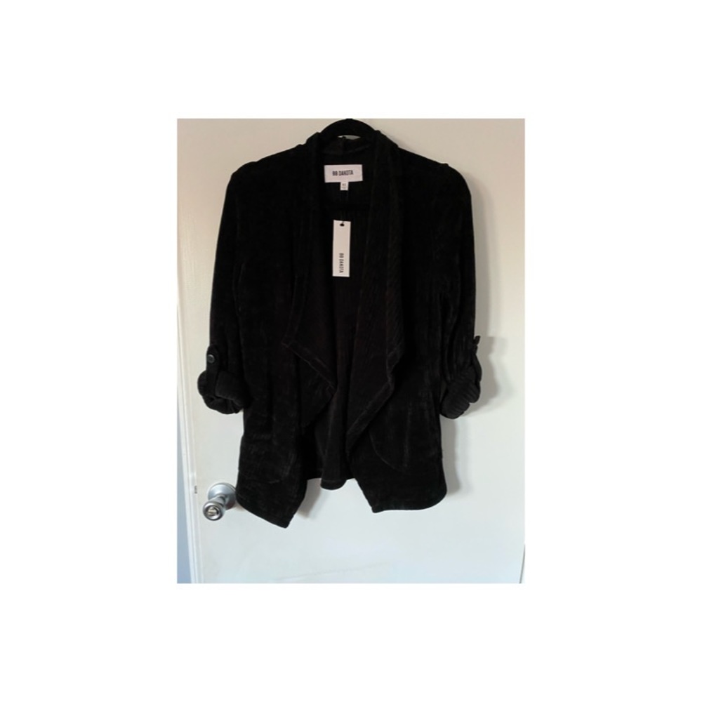 BB Dakota black corduroy, XS, very soft blazer
